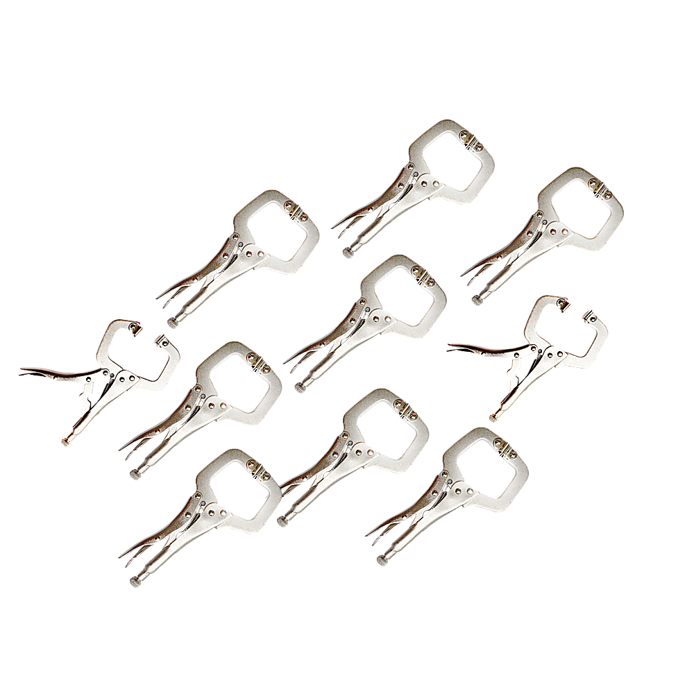10pc Heavy Duty Steel C-Clamps 6