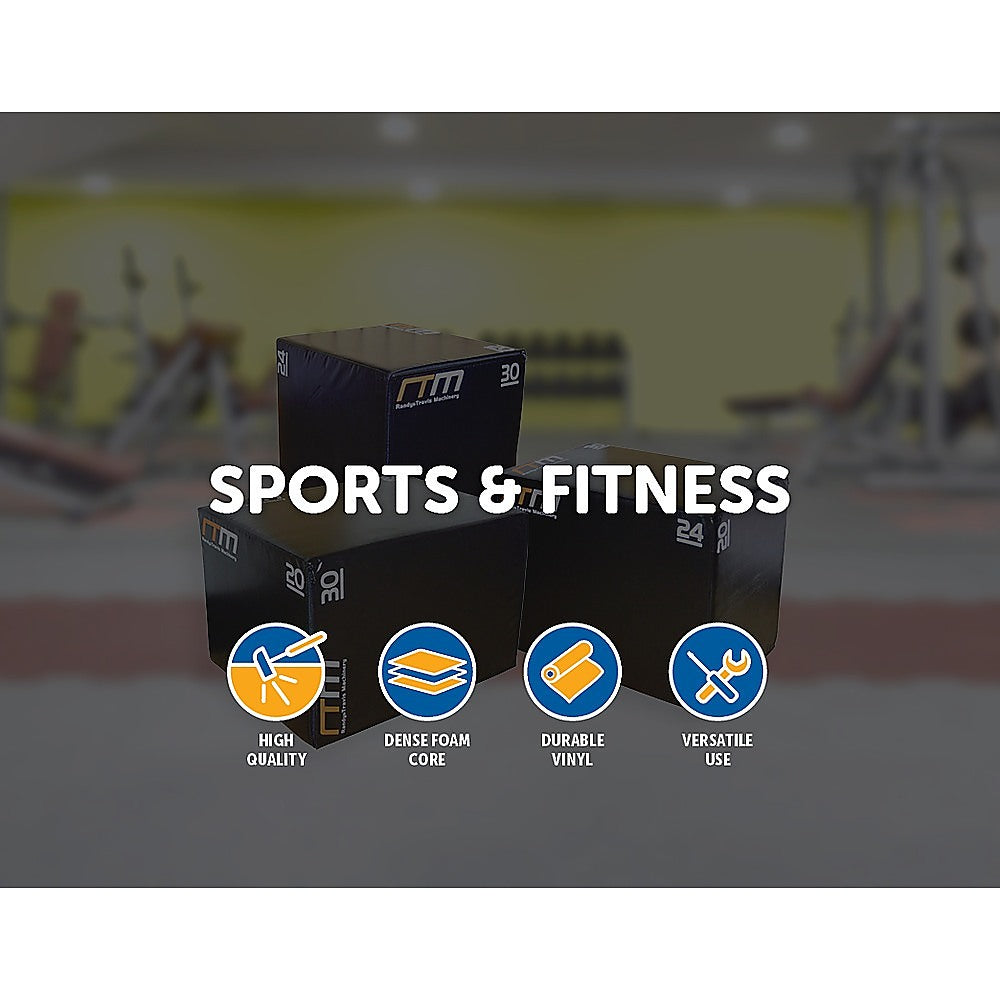 3 IN 1 Foam Plyo Games Plyometric Jump Box – Platinum Deals