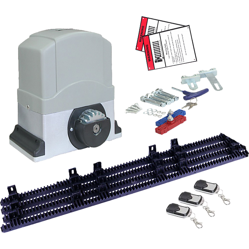 1800KG Auto Slide Sliding Gate Opener Automatic w 4m Rail