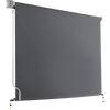 Retractable Straight Drop Roll Down Awning Garden Patio Screen 3.0X2.5M