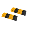 Pair of 1m Long 60T Load Rubber Speed Bump Hump Modular Speed Humps Road Hump