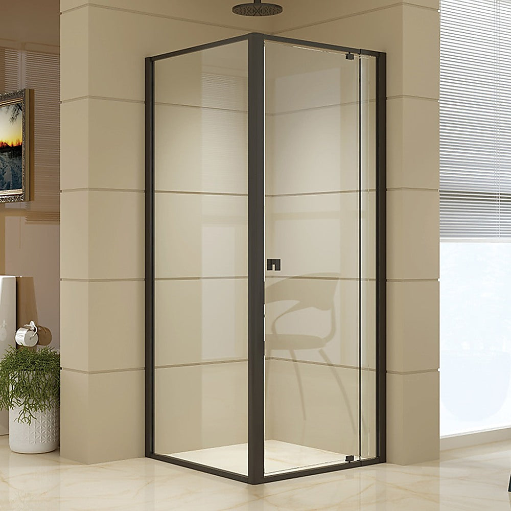 Semi Frameless Shower Screen (74~82)x 195cm & (89~92)x 195cm Side AS/NZS Glass