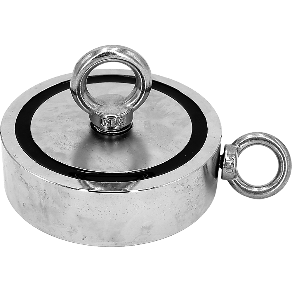 340Kg Salvage Strong Recovery Magnet Neodymium Hook Treasure Hunting Fishing