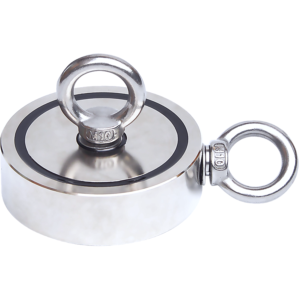 700Kg Salvage Strong Recovery Magnet Neodymium Hook Treasure Hunting Fishing