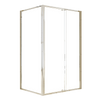 Semi Frameless Shower Screen (114~122)x 195cm & (89~92)x 195cm Side AS/NZS Glass