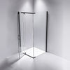 Shower Screen 900x900x1900mm Framed Safety Glass Pivot Door By Della Francesca
