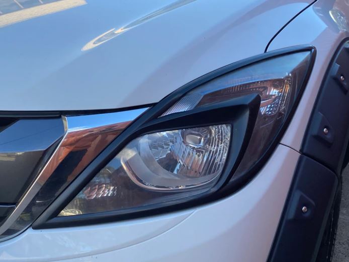 mazda bt50 headlight trim set my 2012 2020 matte black