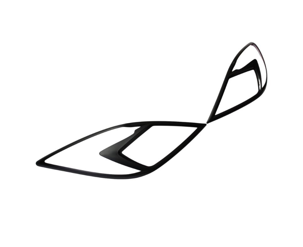 mazda bt50 headlight trim set my 2012 2020 matte black