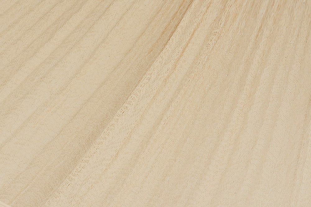 Mayan Legacy Queen Size Cotton Mexican Hammock in Cream Colour