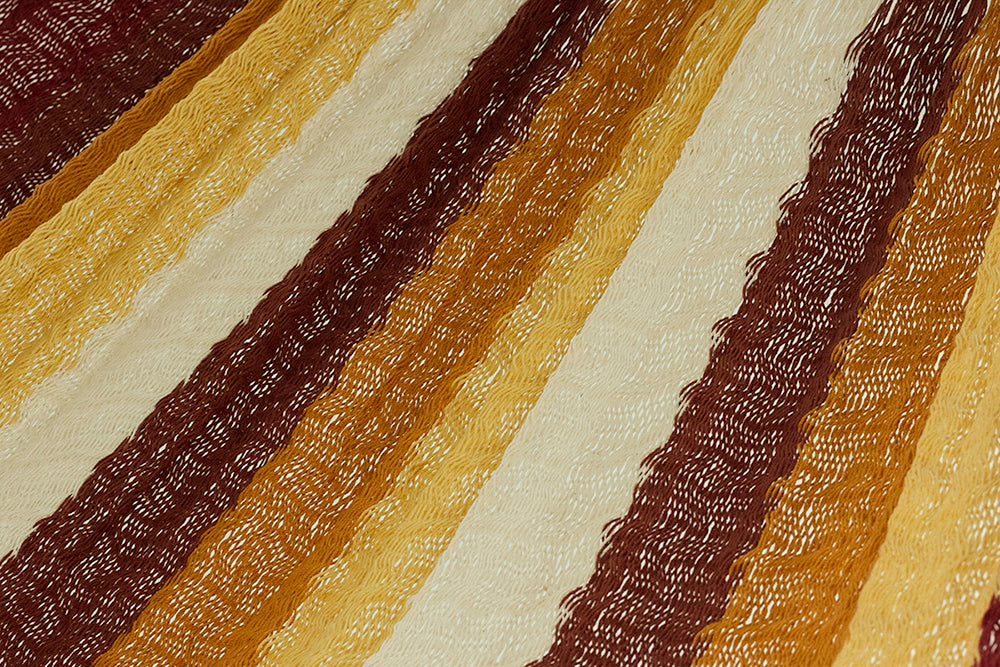 King Size Mayan Legacy Cotton Mexican Hammock in Jupiter Colour