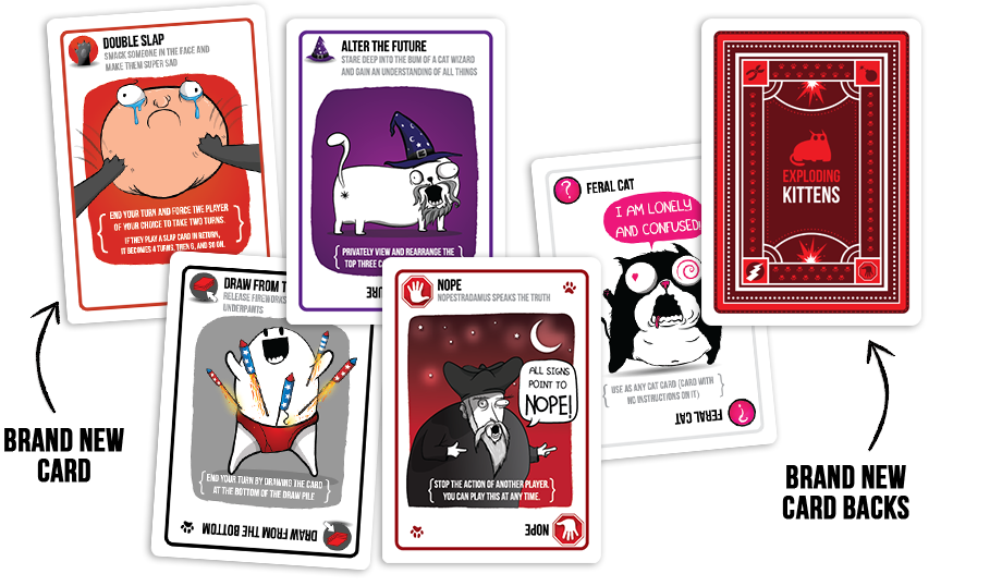 exploding kittens card game party pack