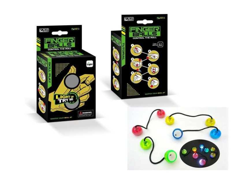 led light up finger balls free delivery australia wide
