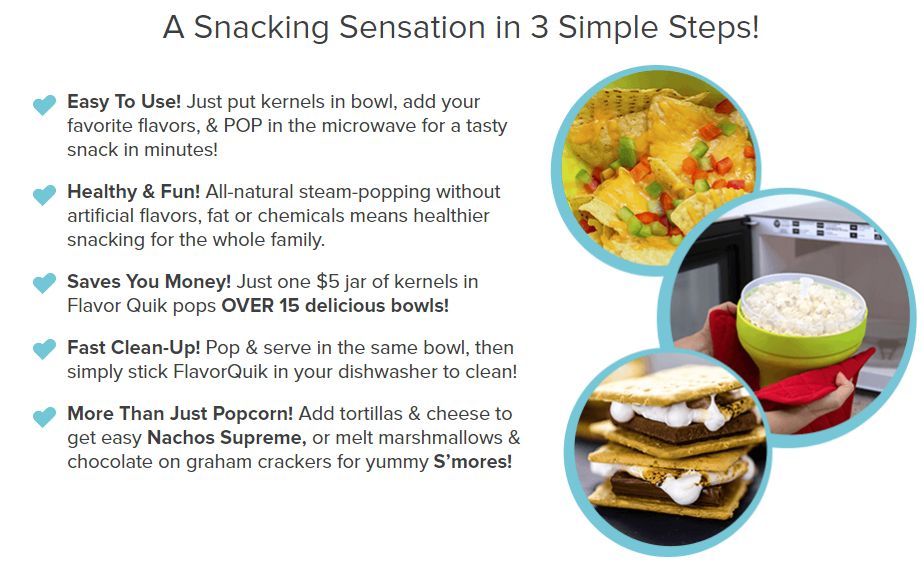 danoz flavor quik popcorn maker