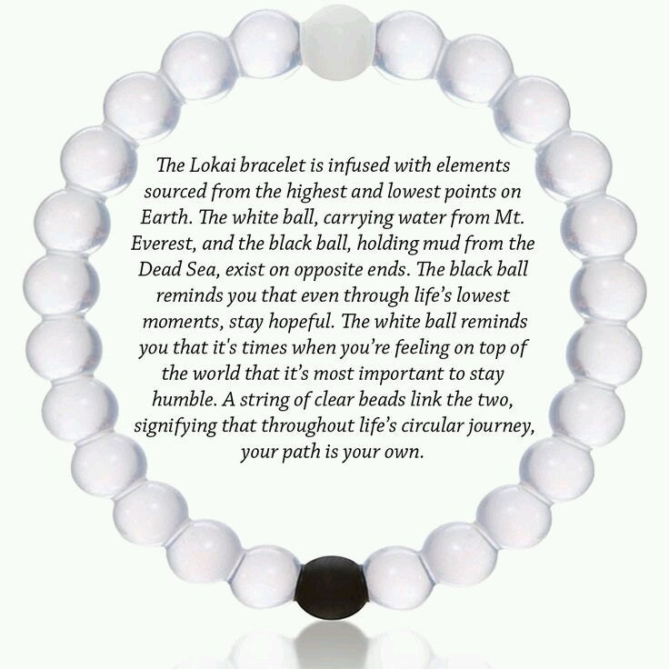 classic lokai bracelet white large free delivery australia wide