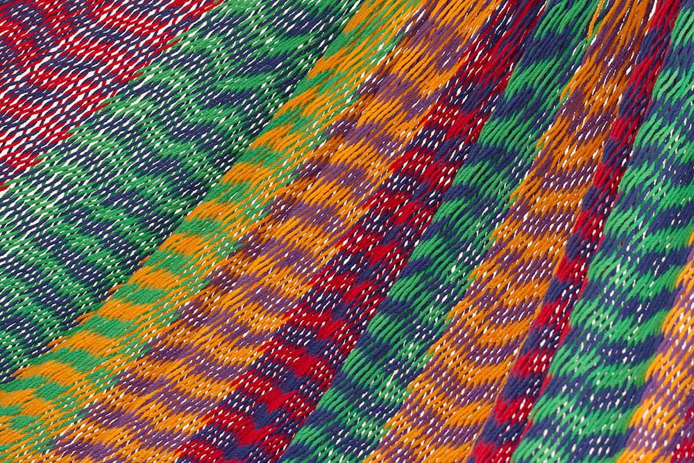 Mayan Legacy Queen Size Outdoor Cotton Mexican Hammock in Mexicana Colour