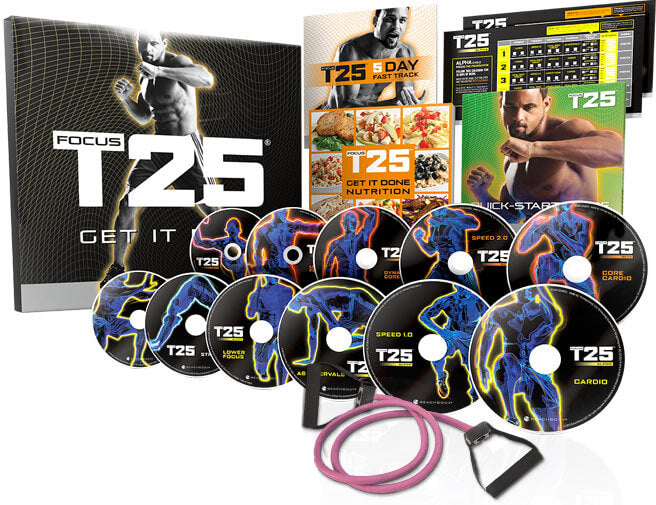 t25 dvd fitness program by shaun t