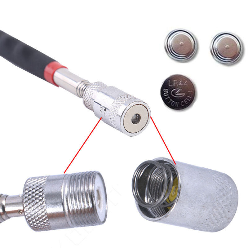 telescopic led extendable magnetic torch