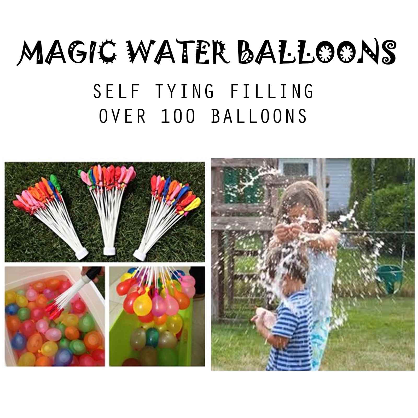 magic water balloons over 100