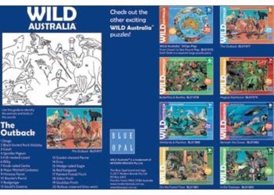 wild australia the outback puzzle